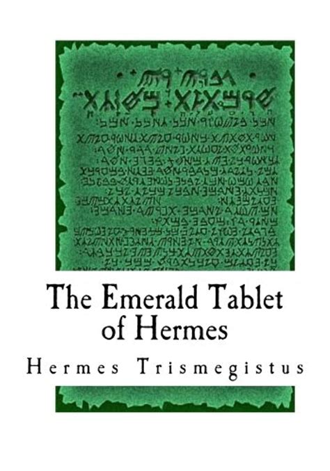 smaragdine table of hermes|book of Hermes pdf.